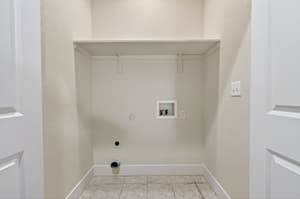 Laundry with tile floor, utility connections at Glisan Townhomes, 17218-17298 NE Glisan St, Gresham, Oregon 97230