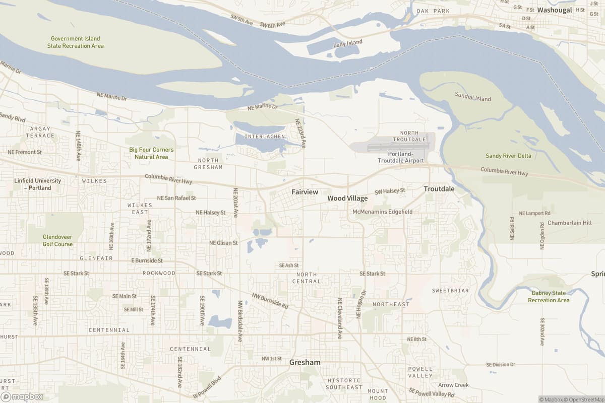 Map showing Lincoln Court Townhomes location in OR 97024