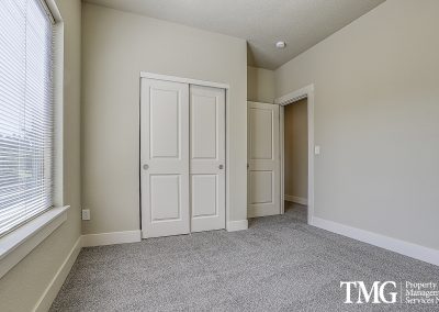 Bedroom at Glisan Townhomes in Gresham Oregon