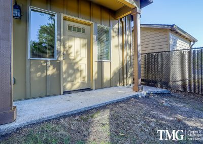 Outside Patio/Backyard at Glisan Townhomes in Gresham Oregon